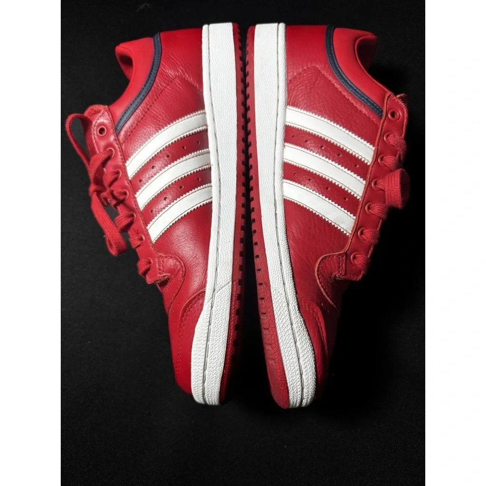 adidas Originals Top Ten Low FY2893 Red White Leather Sneakers Men's Size 12